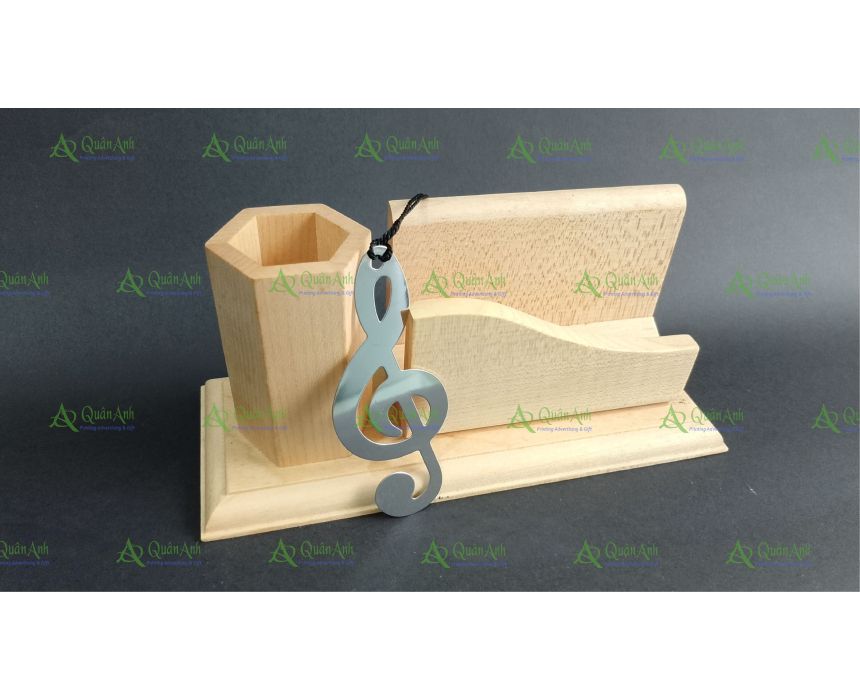 Khay cắm bút có khe đựng name card 