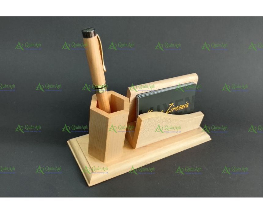 Khay cắm bút có khe đựng name card 